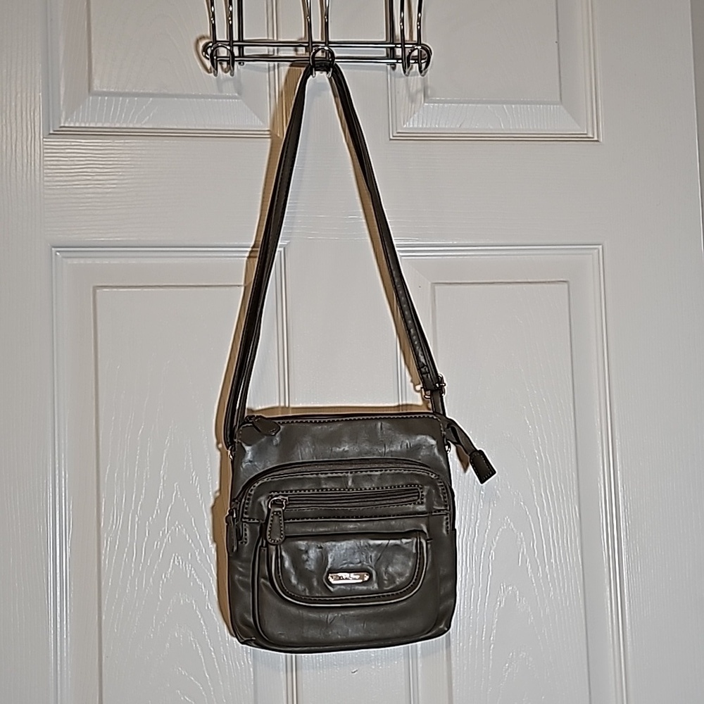 MultiSac Green Brown  Crossbody Shoulder Bag
